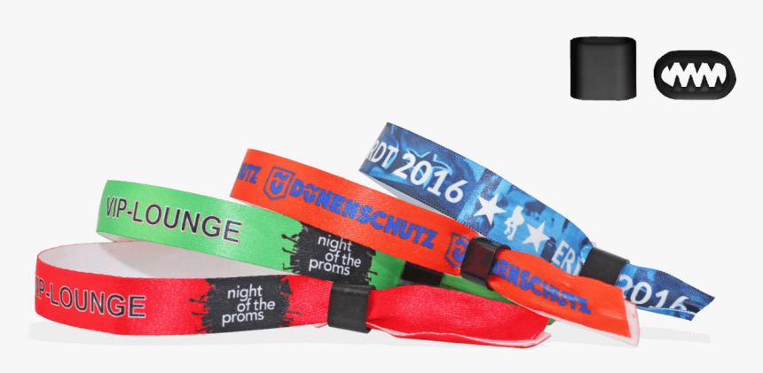 Smooth Satin Wristbands With Plastic Flat Closure, - Flat Closure Option Fabric, HD Png Download