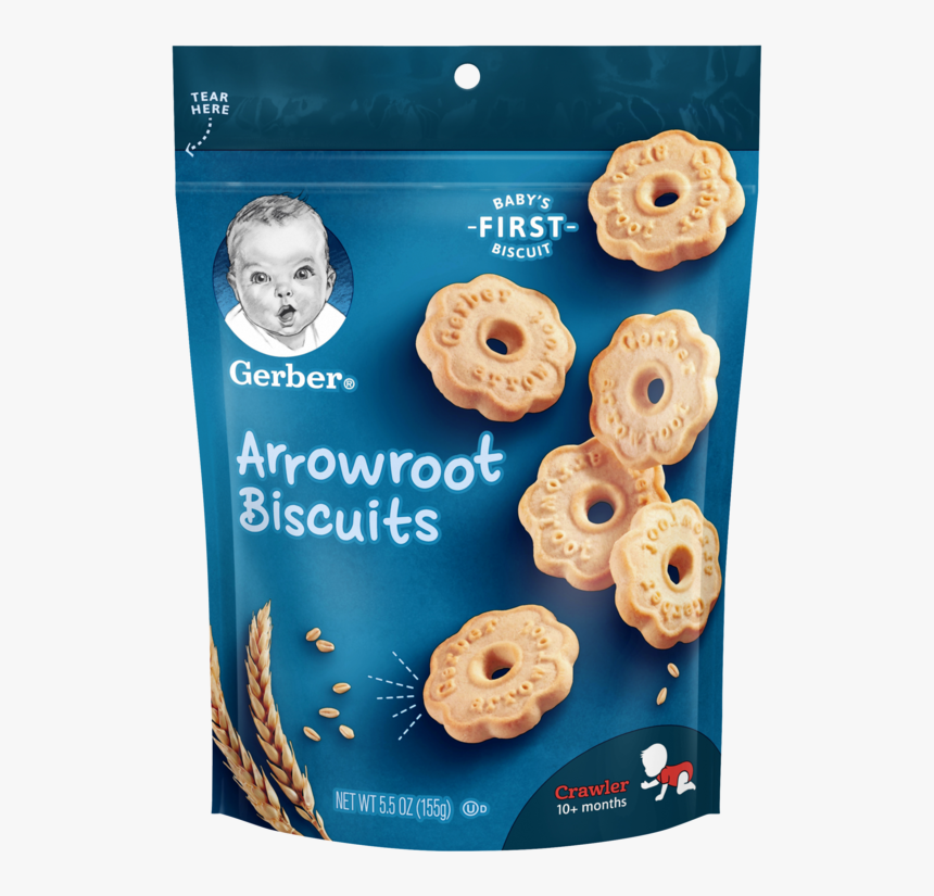Arrowroot Biscuits - Gerber Arrowroot Cookies, HD Png Download