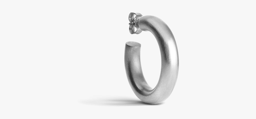 Chunky Hoop 
 Title Chunky Hoop - Jane Kønig Øreringe Sølv, HD Png Download
