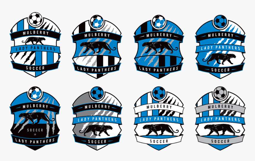 Mulberry Soccer Logo Design - Lady Panthers Soccer Logo, HD Png Download