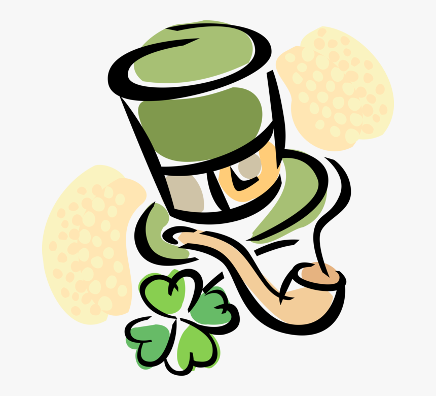Vector Illustration Of St Patrick S Day Irish Leprechaun, HD Png Download