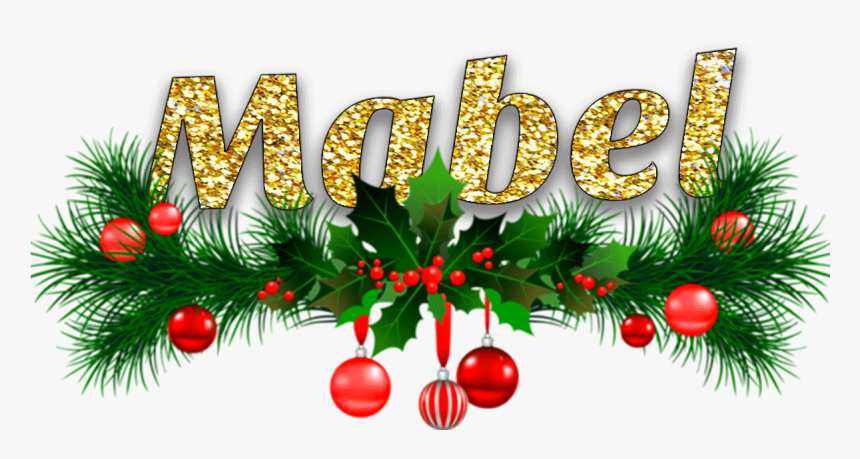 Mabel Material Para Accesorios, Moños, Viniles, Resinas, - Christmas Garland Clipart Transparent, HD Png Download