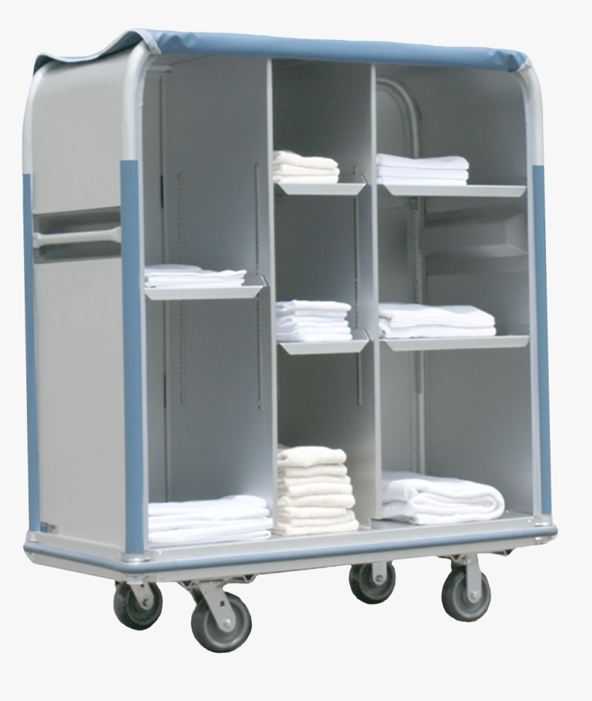 Featherweight Open Linen Cart - Linen Cart, HD Png Download