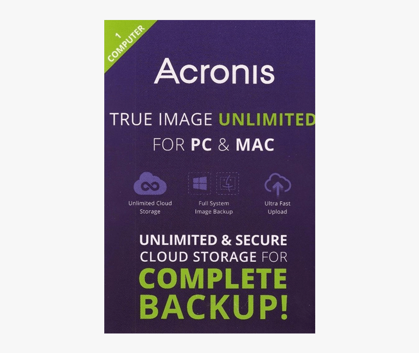 True Image™ 2015 Unlimited, Unlimited Cloud Storage - Poster, HD Png Download