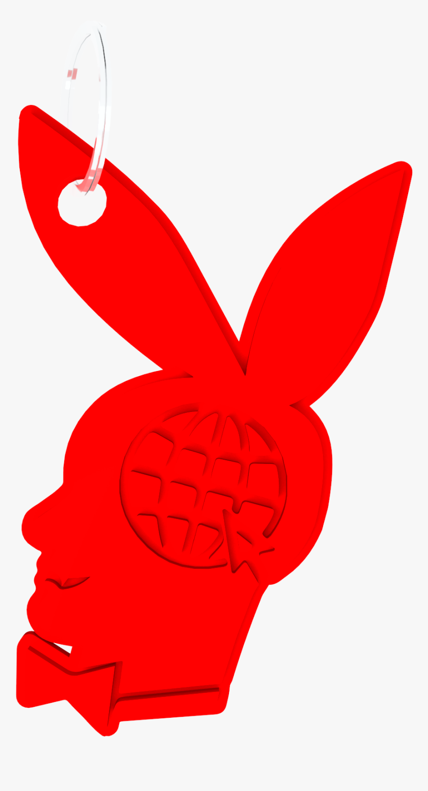 Image Of Internet Bunny Keychain - Illustration, HD Png Download