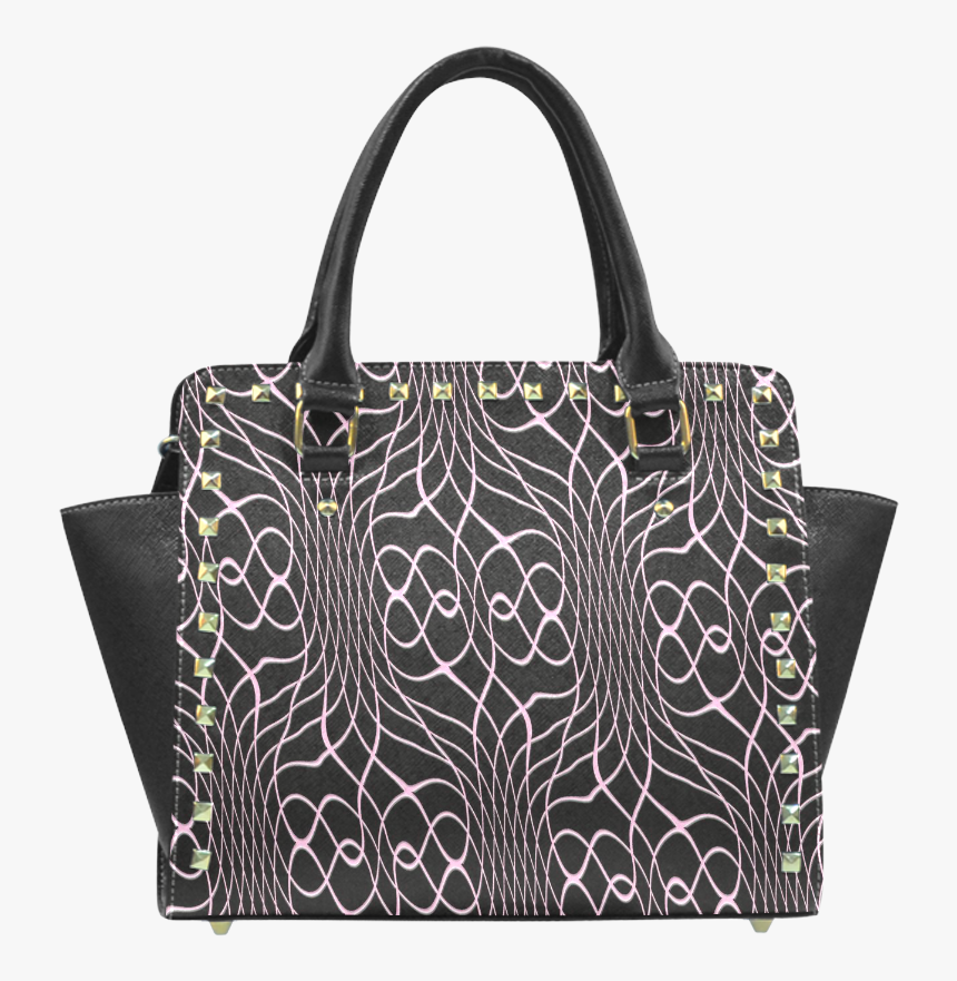 Black Pink Pineapple Twist Rivet Shoulder Handbag - Freddy Krueger Purse, HD Png Download