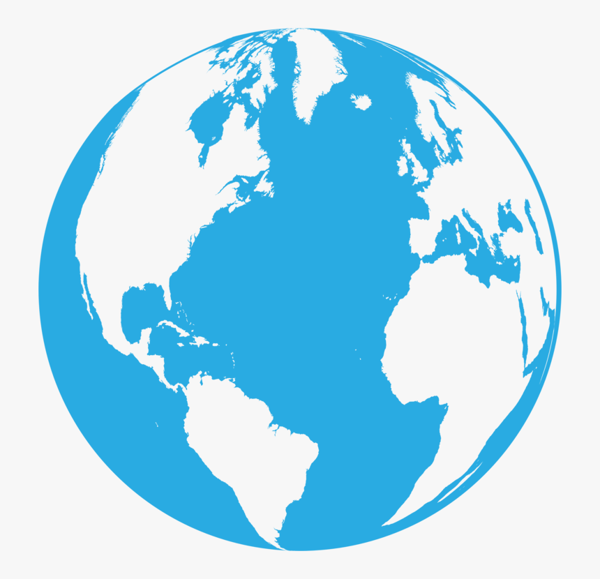 Blue,area,globe - Sargasso Sea On World Map, HD Png Download