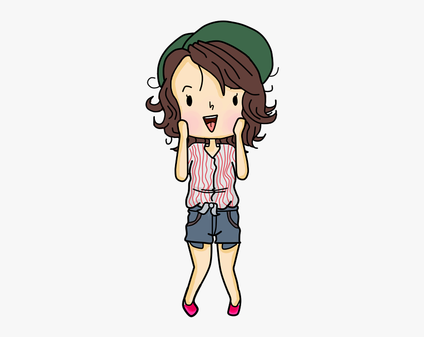 Black And White Clipart Girl In Dress, HD Png Download