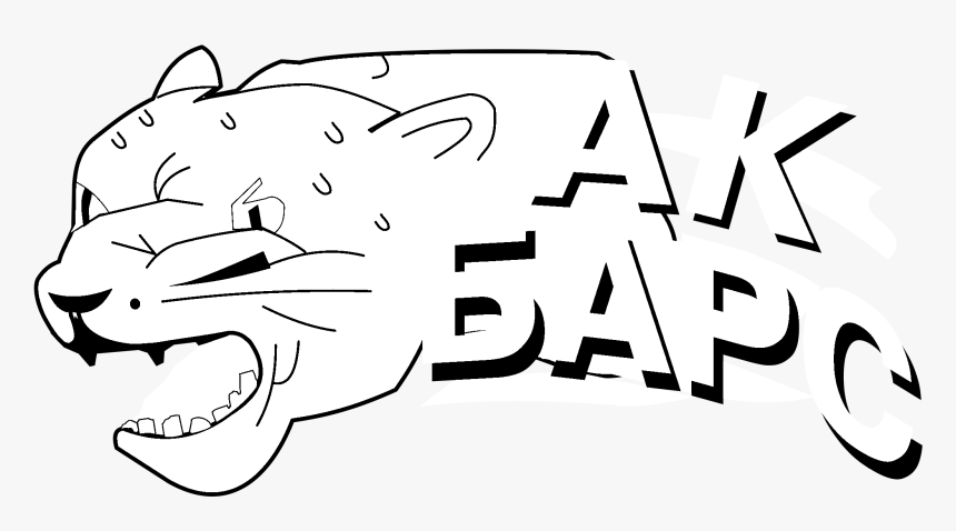 Ak Bars 01 Logo Black And White - Ak Bars Kazan, HD Png Download