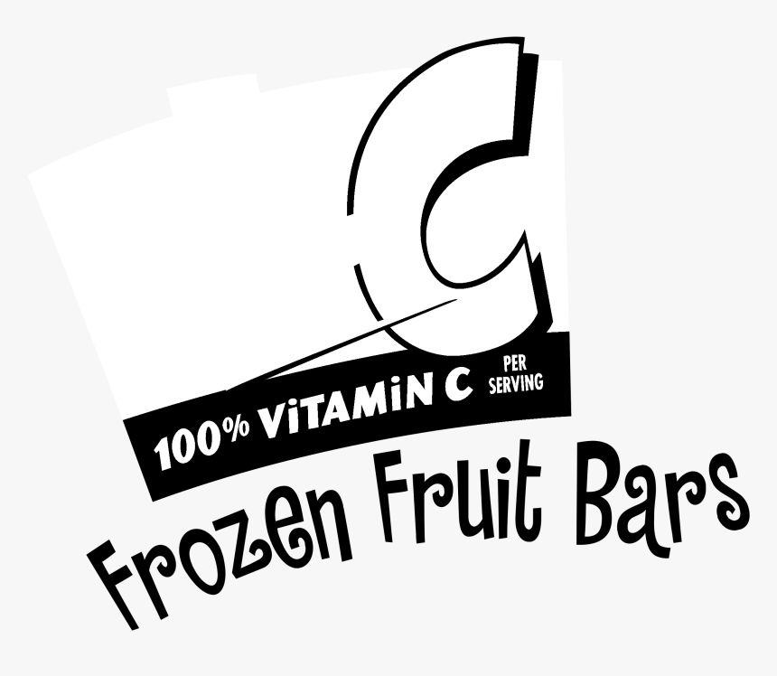 Hi C Frozen Fruit Bars Logo Black And White - Calligraphy, HD Png Download