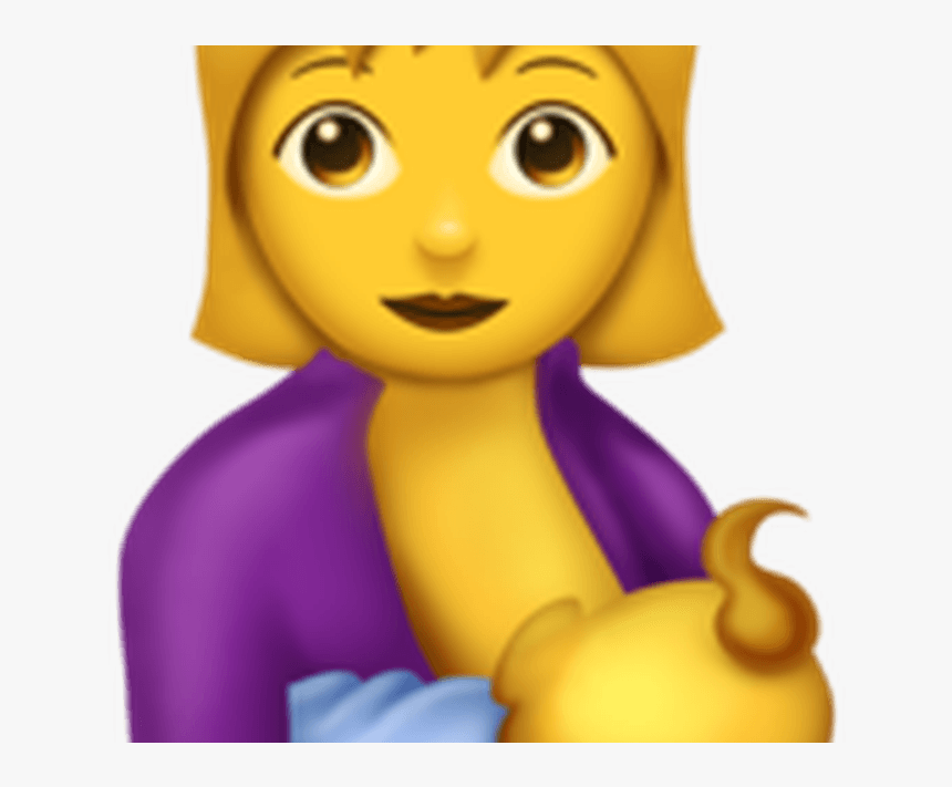 Breastfeeding Emoji , Png Download - Breastfeeding Emoji, Transparent Png