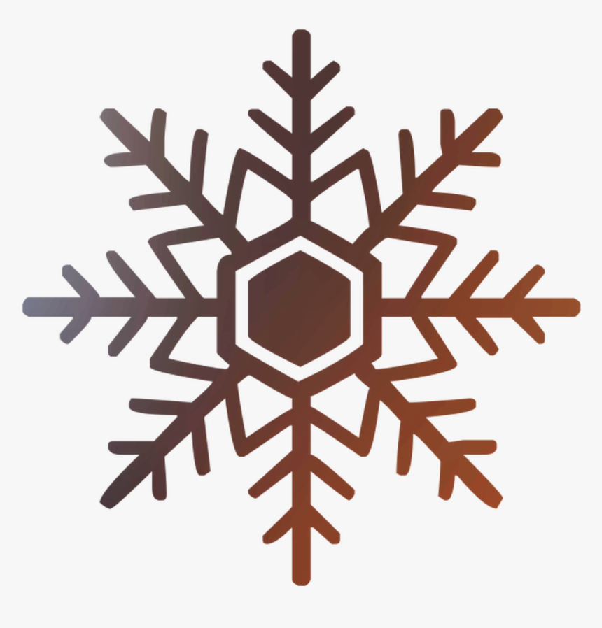 Snowflake Illustration Silhouette Vector Graphics - Snowflake Silhouette, HD Png Download