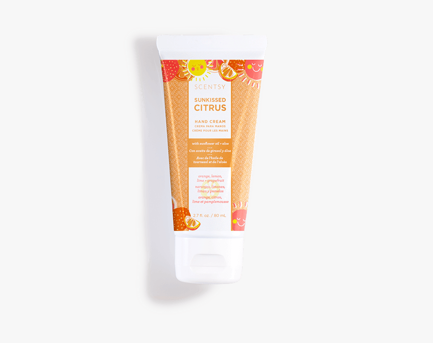 Sunkissed Citrus Hand Cream - Sunkissed Citrus Hand Cream Scentsy, HD Png Download