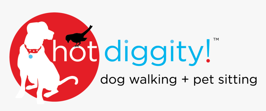 Logo - Hot Diggity! Dog Walking + Pet Sitting, HD Png Download
