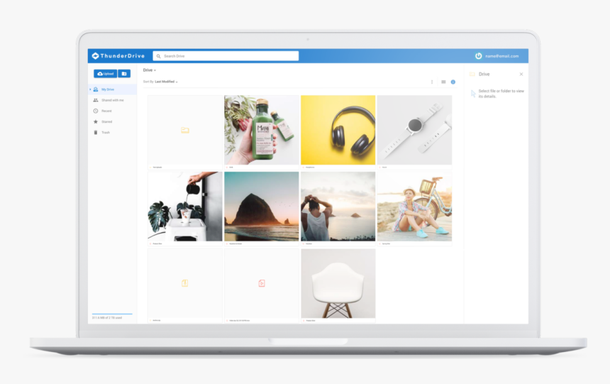 Thunderdrive Cloud Storage Lifetime Access - Thunderdrive Cloud Storage, HD Png Download