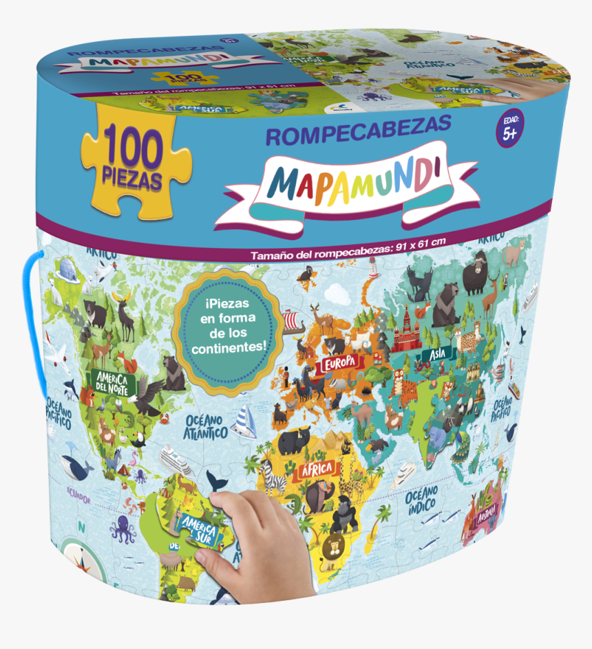 Rompecabezas Mapamundi Novelty - Novelty Rompecabezas, HD Png Download