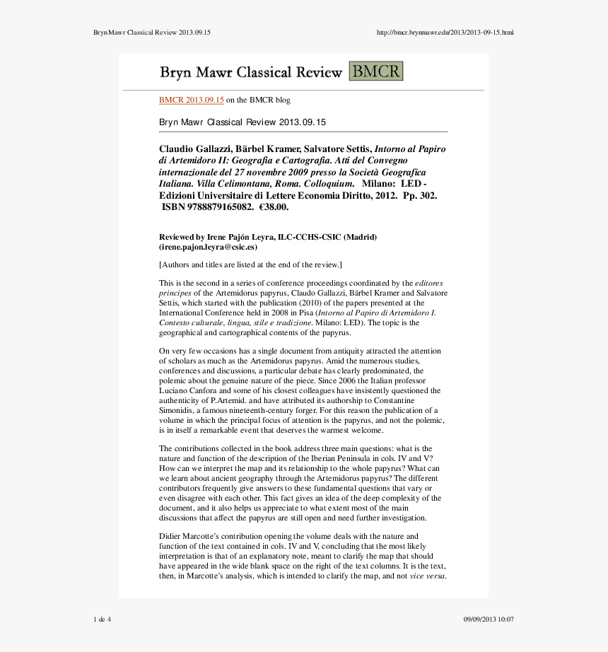 Folio Four From Burchard Of Sion's De Locis Ac Mirabilibus, HD Png Download