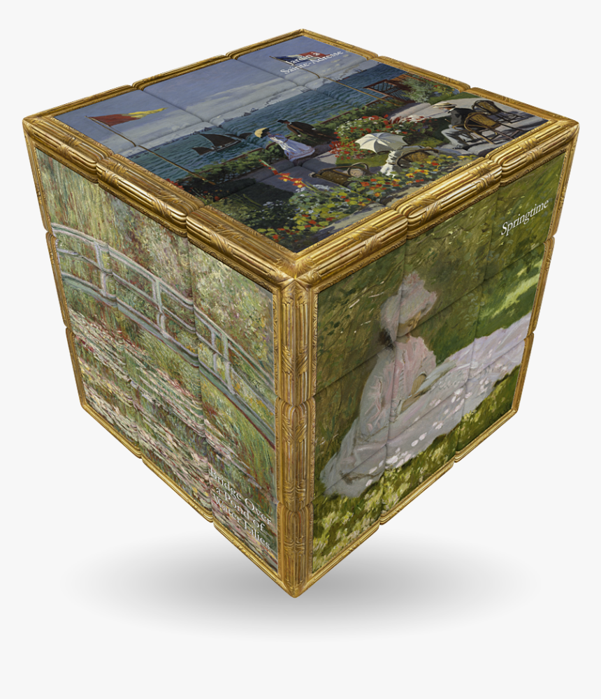 Monet Rubik's Cube, HD Png Download