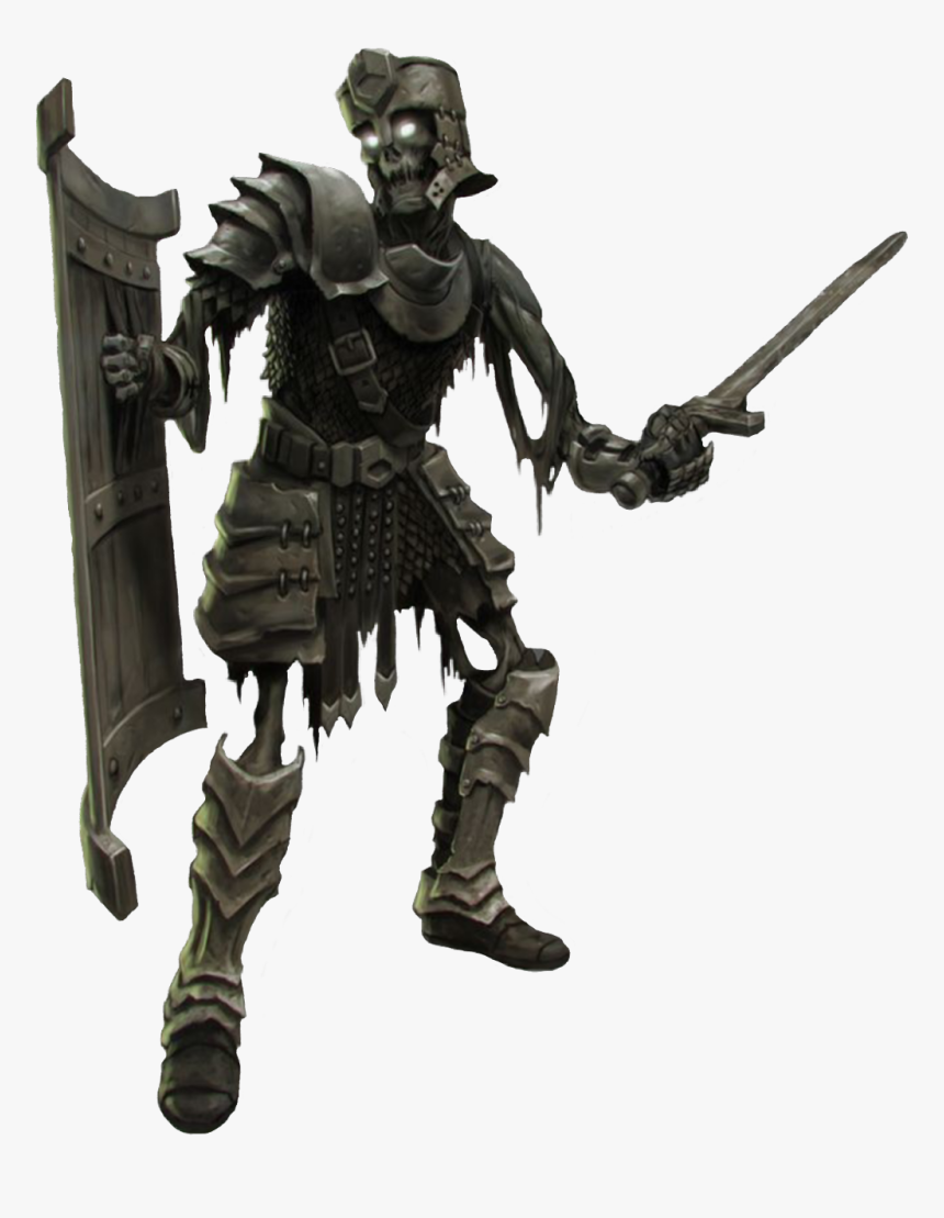 Skeleton Warrior Clear Background, HD Png Download