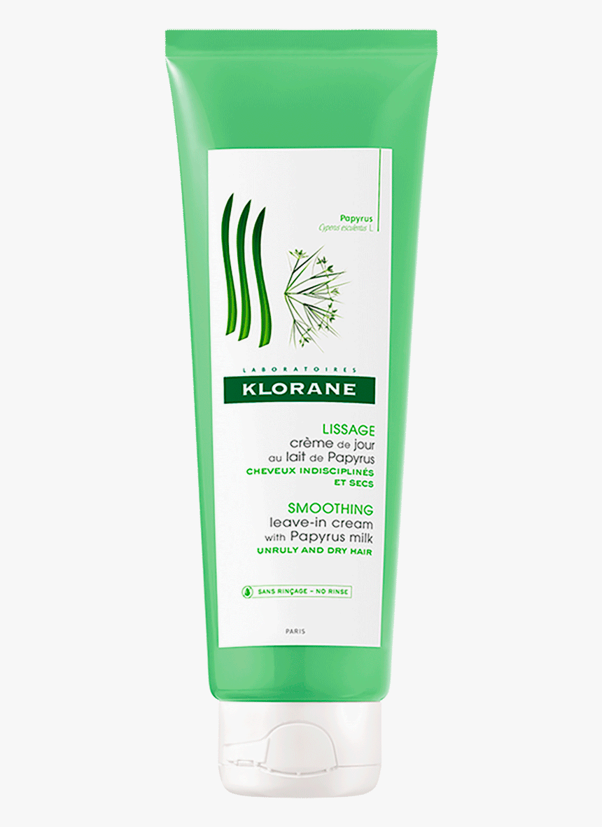 Cuidado Nutritivo Sin Enjuague De Papiro 125ml 
 Class - Klorane Creme De Jour Sans Rincage Au Lait De Papyrus, HD Png Download