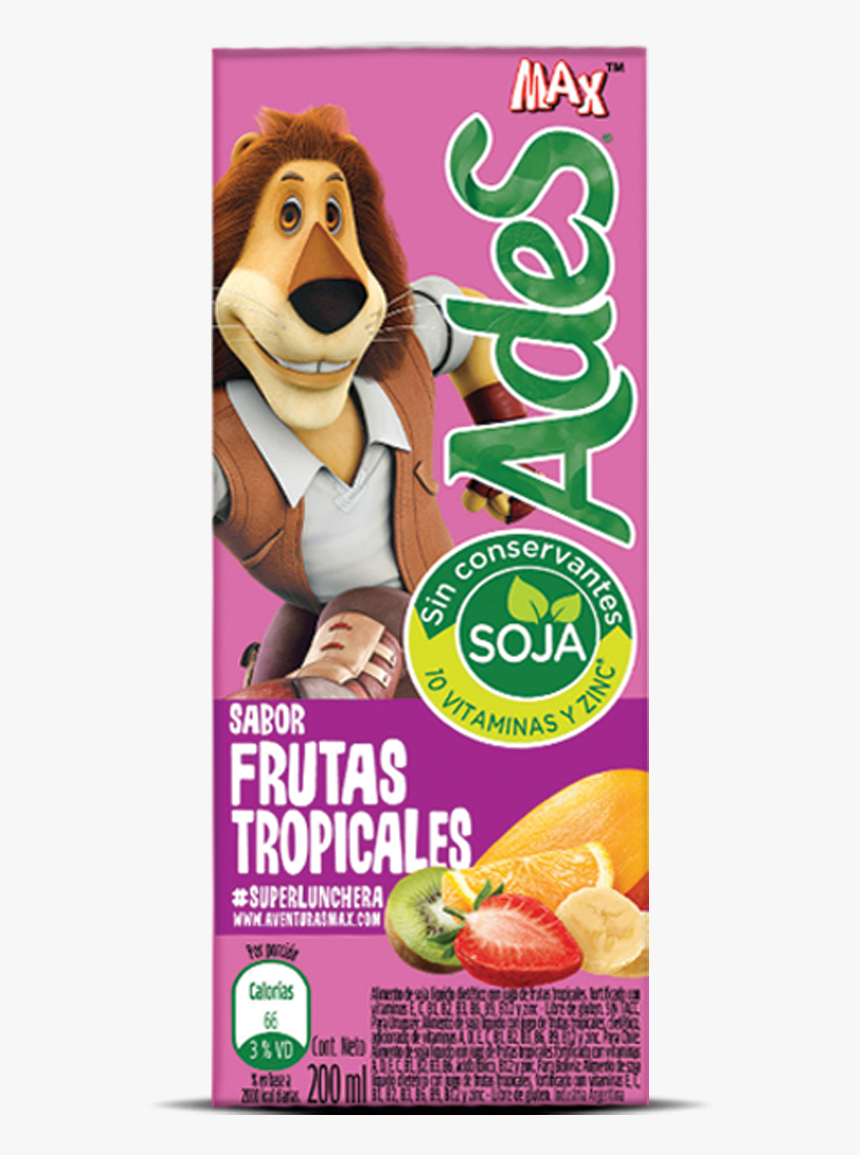 Jugo De Soja Frutas Tropicales 200ml Ades Tetra - Ades Frutas Tropicales, HD Png Download