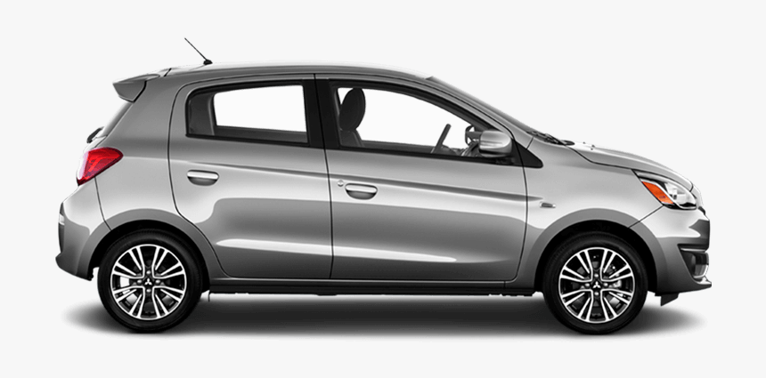 Mercury Gray Metallic - Mitsubishi Mirage 2018 Black, HD Png Download