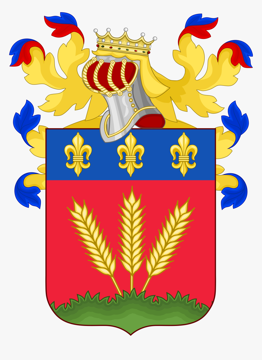 Unas Espigas De Trigo En El Escudo De La Familia Belgrano, HD Png Download