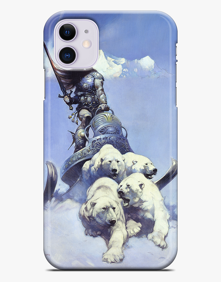 Silver Warrior Iphone Case 
 Data Mfp Src //cdn - Frank Frazetta Prints, HD Png Download