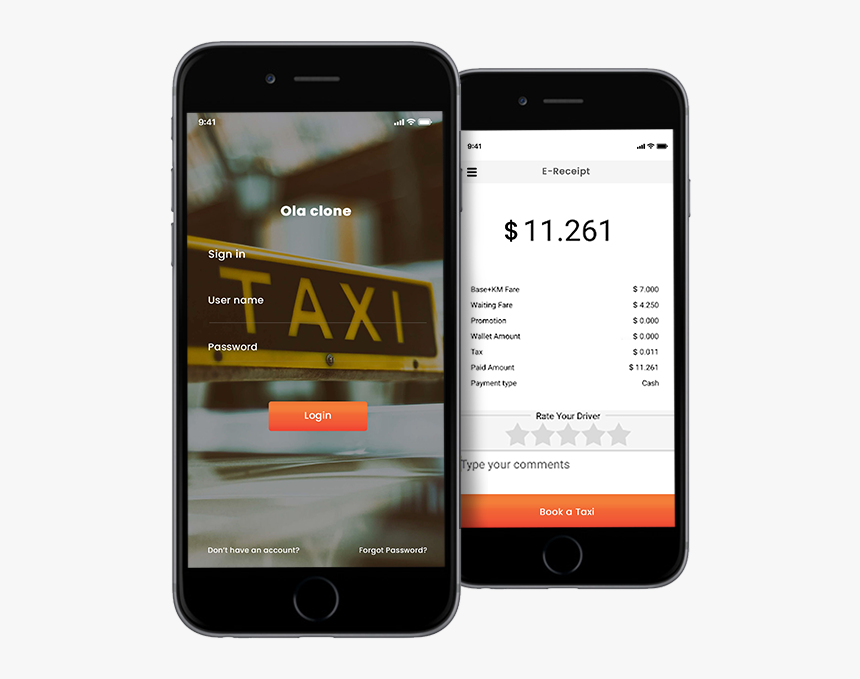 Slider Phone - Taxicab, HD Png Download