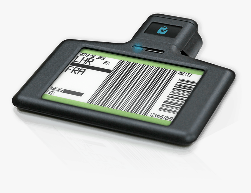 Viewtag S E Ink Equipped Luggage Tag Clears The Fcc - British Airways Digital Bag Tag, HD Png Download