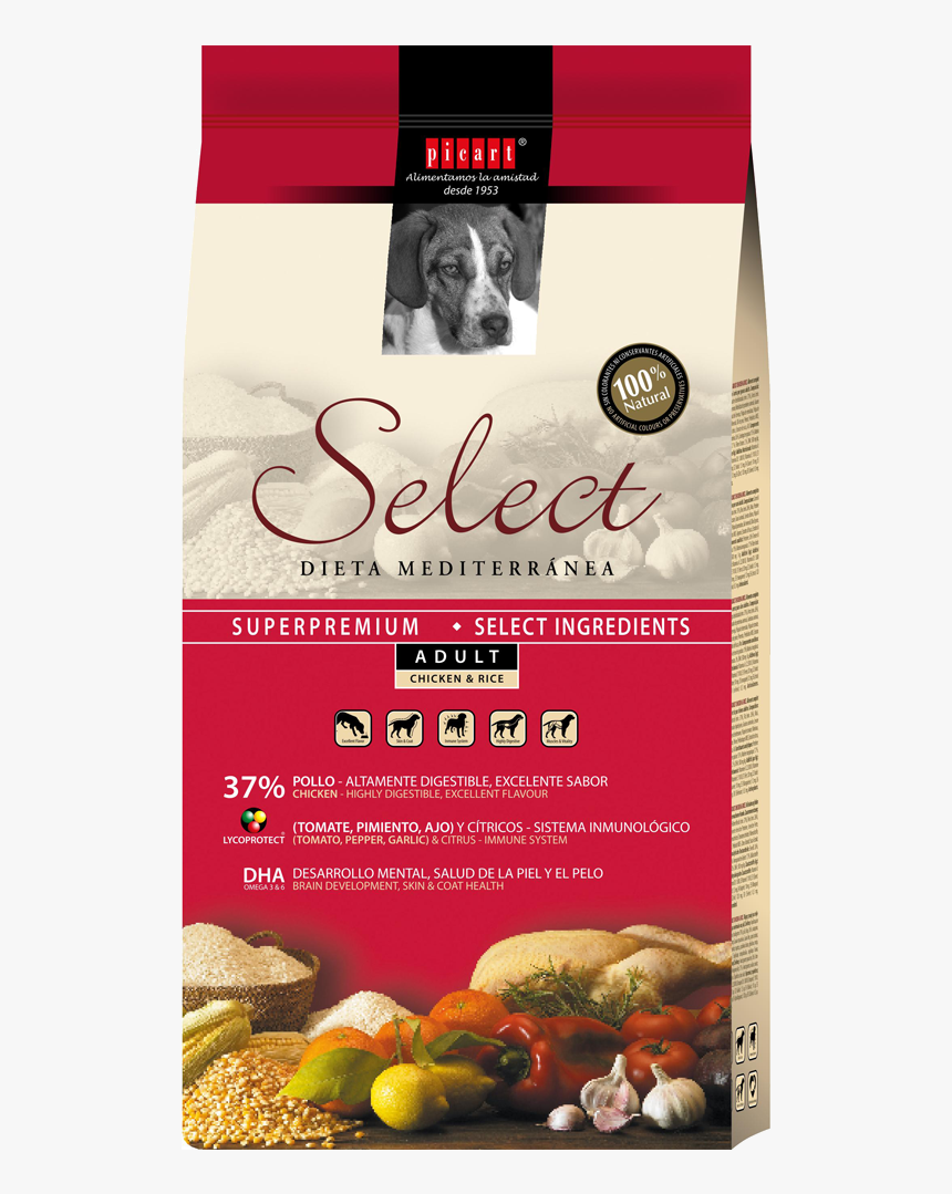 Alimento Para Perros Adultos - Picart Select, HD Png Download