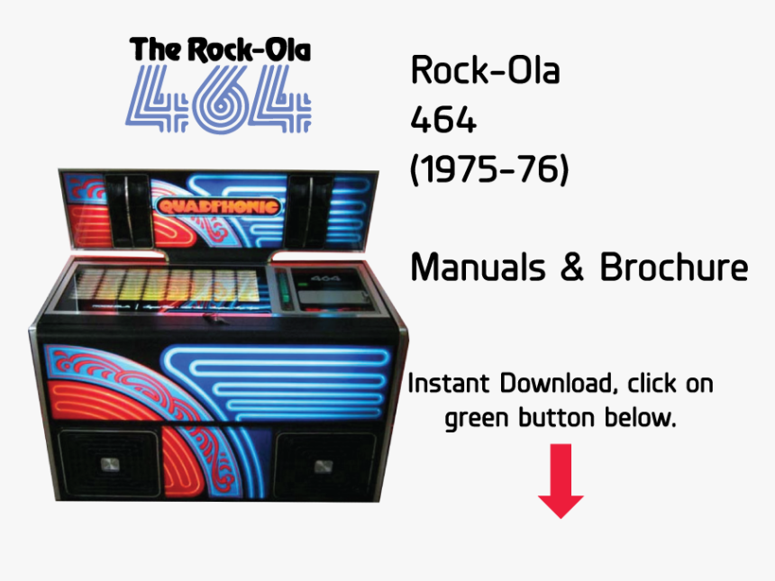 1973 Rock Ola Jukebox, HD Png Download