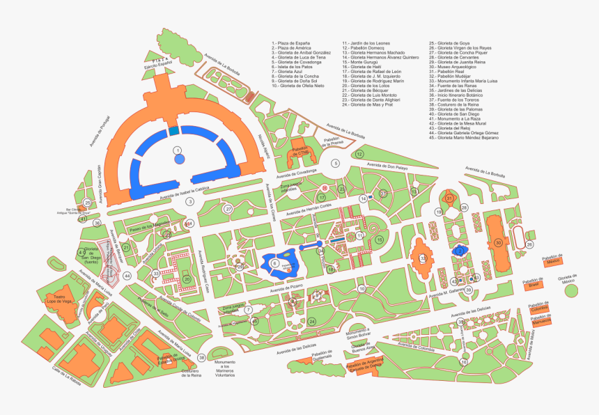 Maria Luisa Park Sevilla, HD Png Download