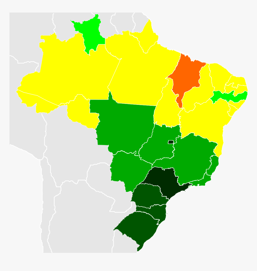 Regions Of Brazil, HD Png Download