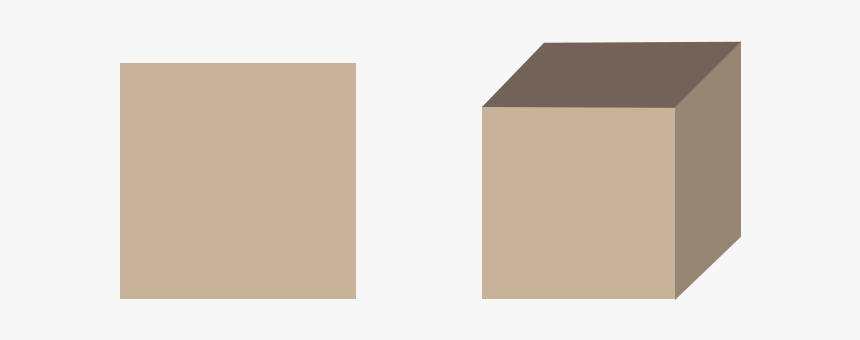 Geometry Same But Different Cube - Plywood, HD Png Download