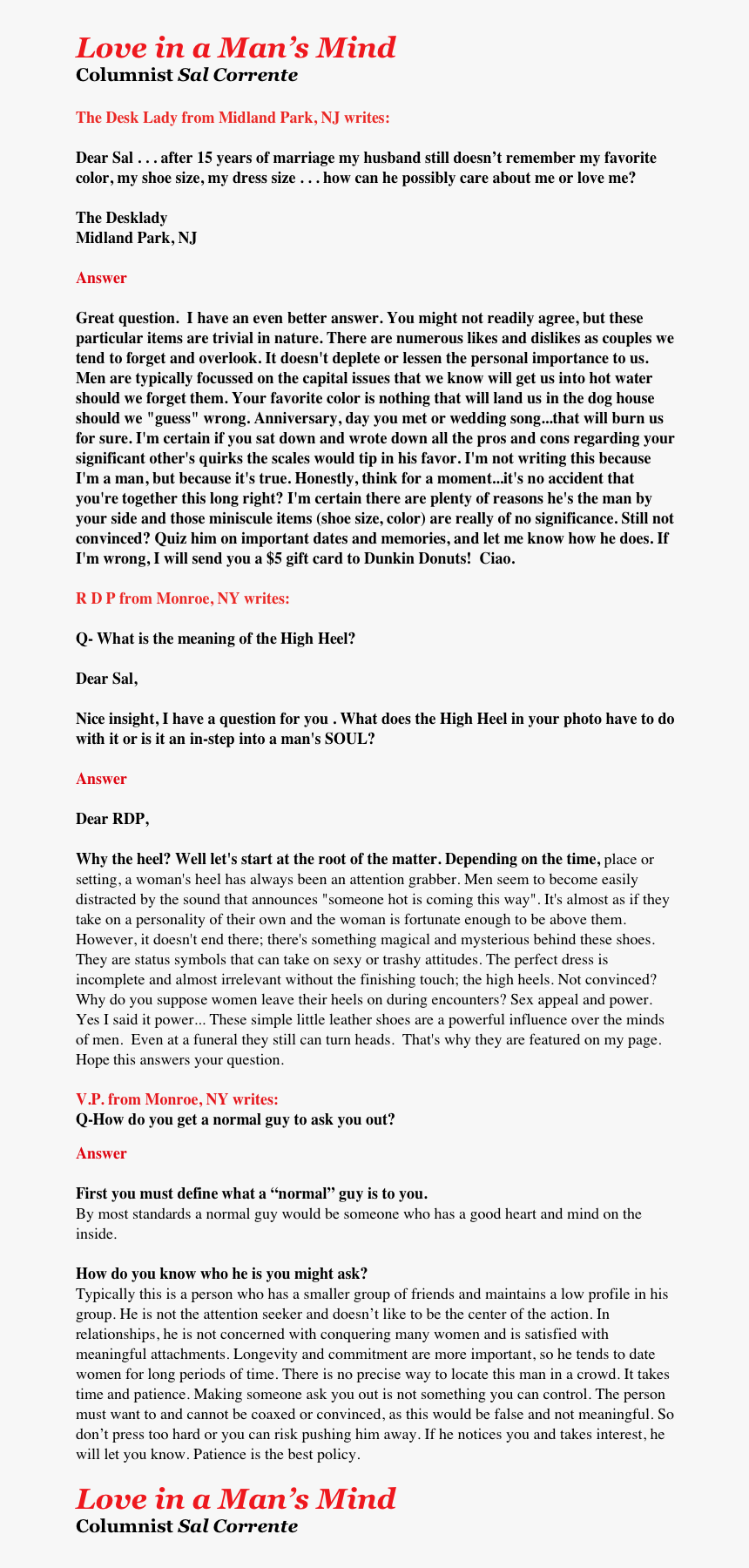 Love In A Man’s Mind 
columnist Sal Corrente Read More	

the - Untitled, Illustration 56, In The Book Les Œuvres Burlesque, HD Png Download