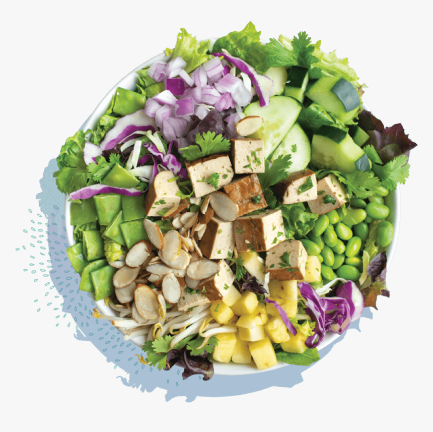Salad In A Bowl - Salata, HD Png Download