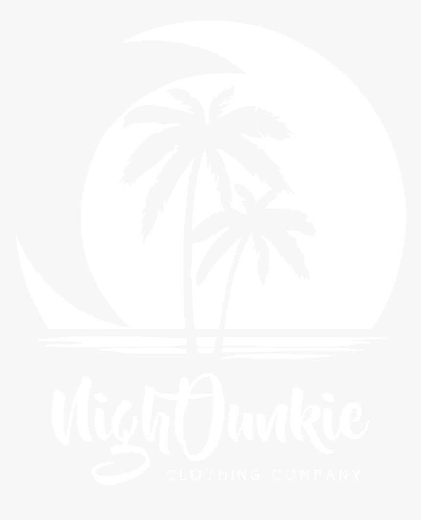 Image Of Nightjunkie California Beach Design - Two Palm Trees Tattoo, HD Png Download