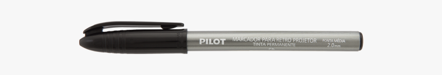 Retroprojetor 2mm Preto Pilot - Caneta Retroprojetor, HD Png Download