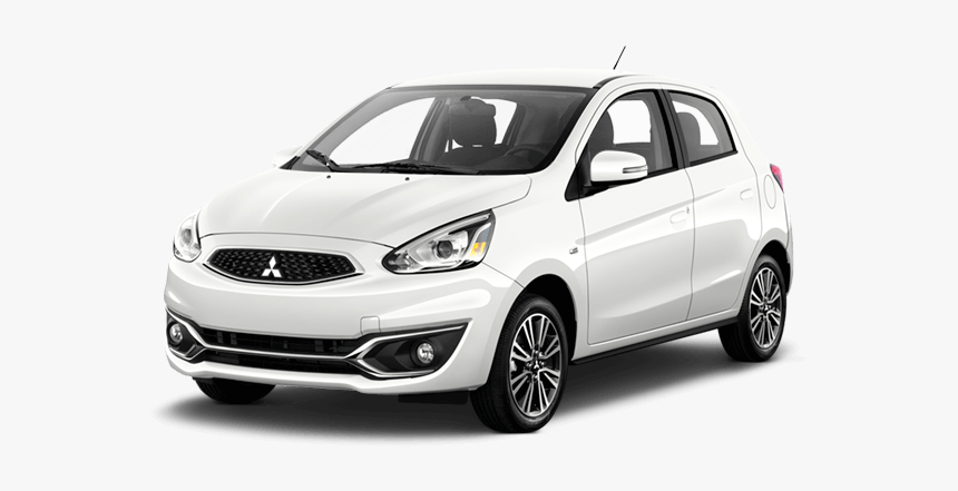 2018 Mirage Pearl White - Mitsubishi 2019 Models, HD Png Download