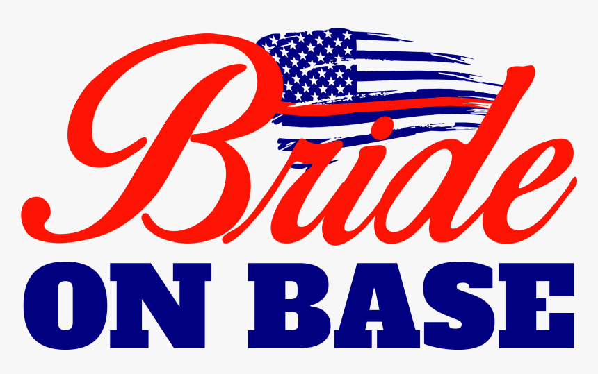 Bride On Base - American Flag, HD Png Download