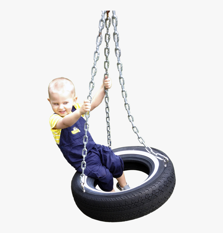 #swing #tire #boy - Criança Brincando Balanço Png, Transparent Png