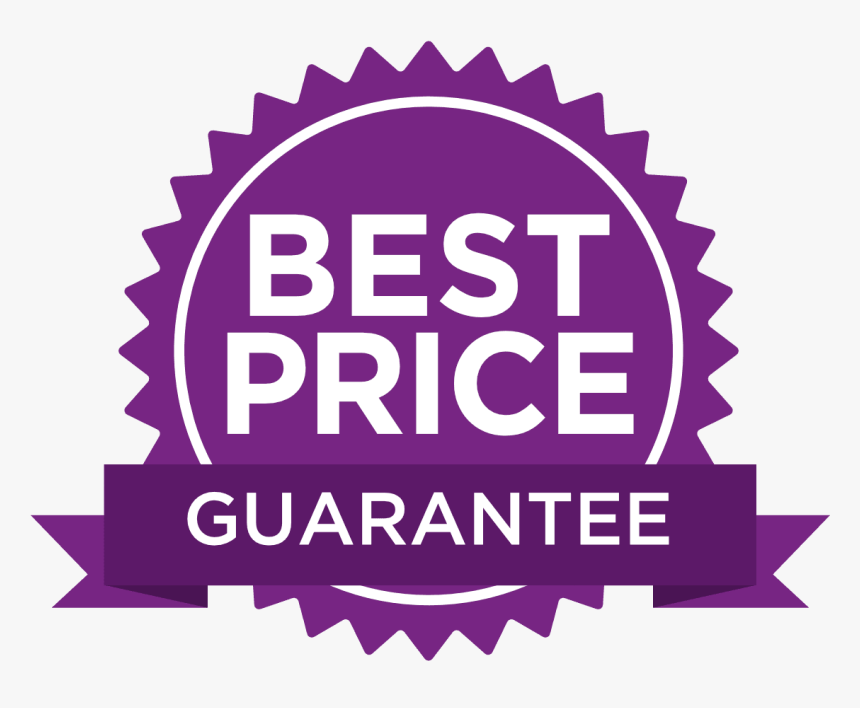 Logo 100 Halal , Png Download - Best Price Guarantee Purple, Transparent Png