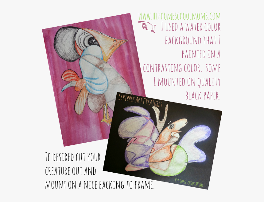 Scribble Art Framed - Illustration, HD Png Download