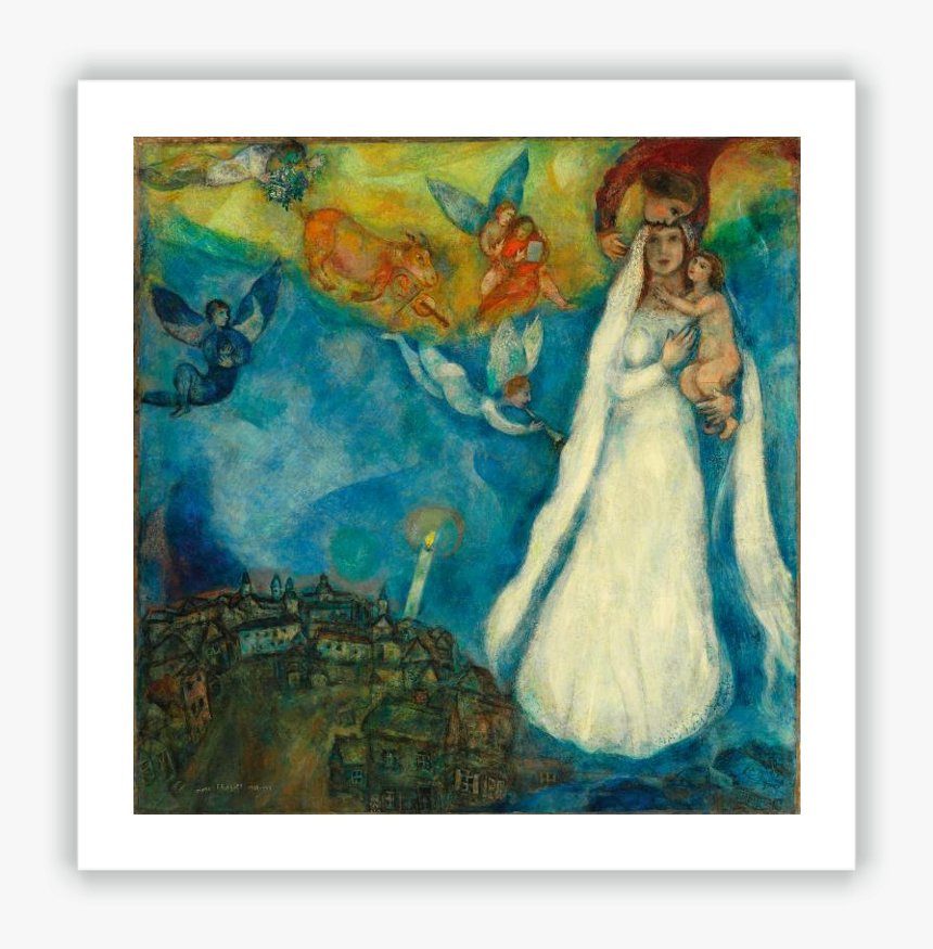 Madonna Of The Village Marc Chagall, HD Png Download