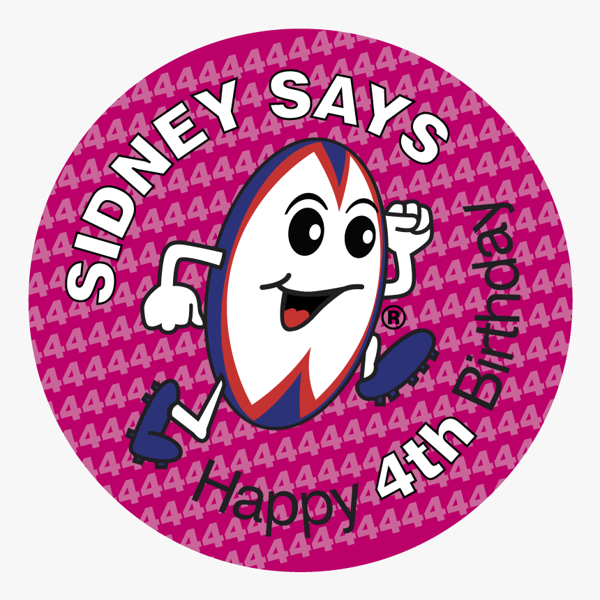 Ruggerbugs Sticker Happy 4th , Png Download - Tag Rugby, Transparent Png