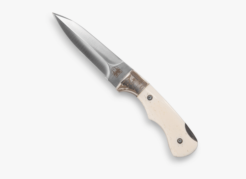 White Bone Adjustable Folder Push Dagger 
 Class - Utility Knife, HD Png Download