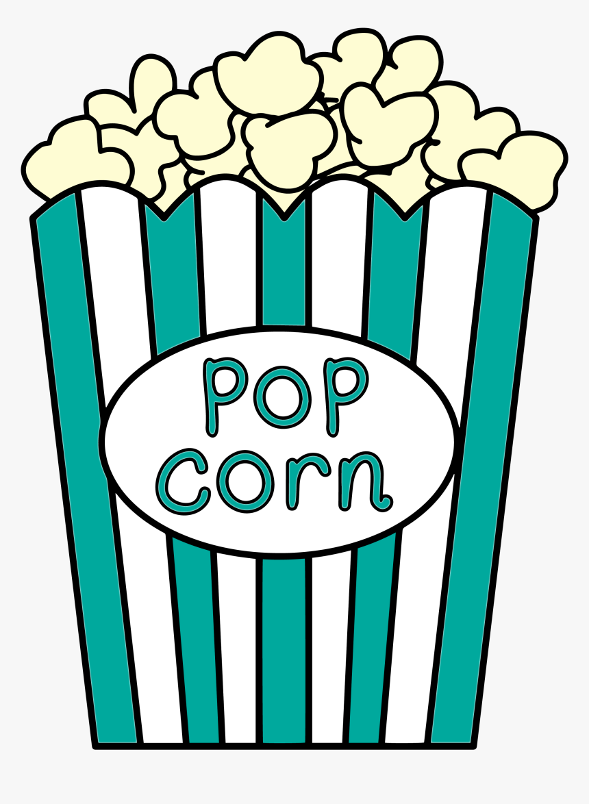 Popcorn Bag Clipart - Imagenes De Cine, HD Png Download