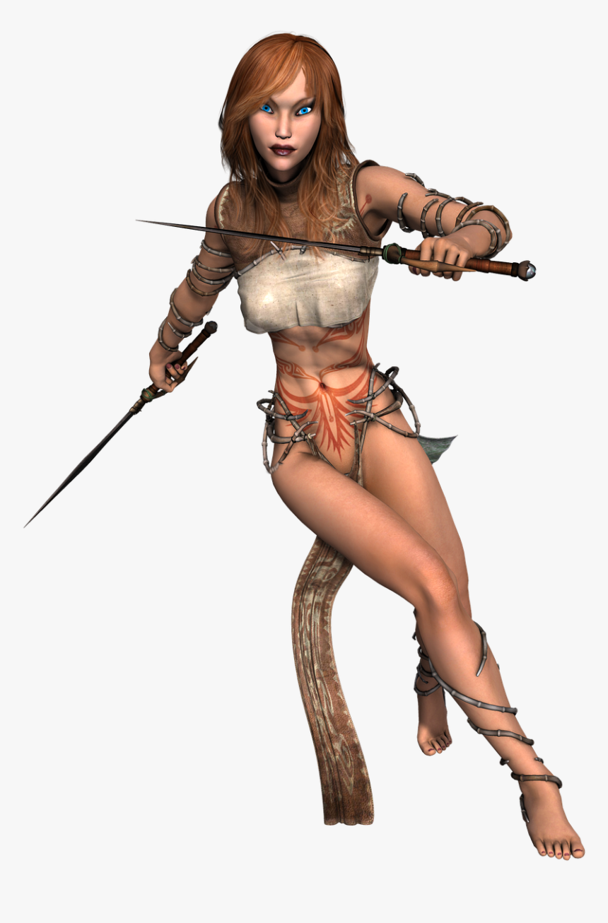 Girl Armor Warrior Free Photo - Fantasy Harem Slave Girls, HD Png Download