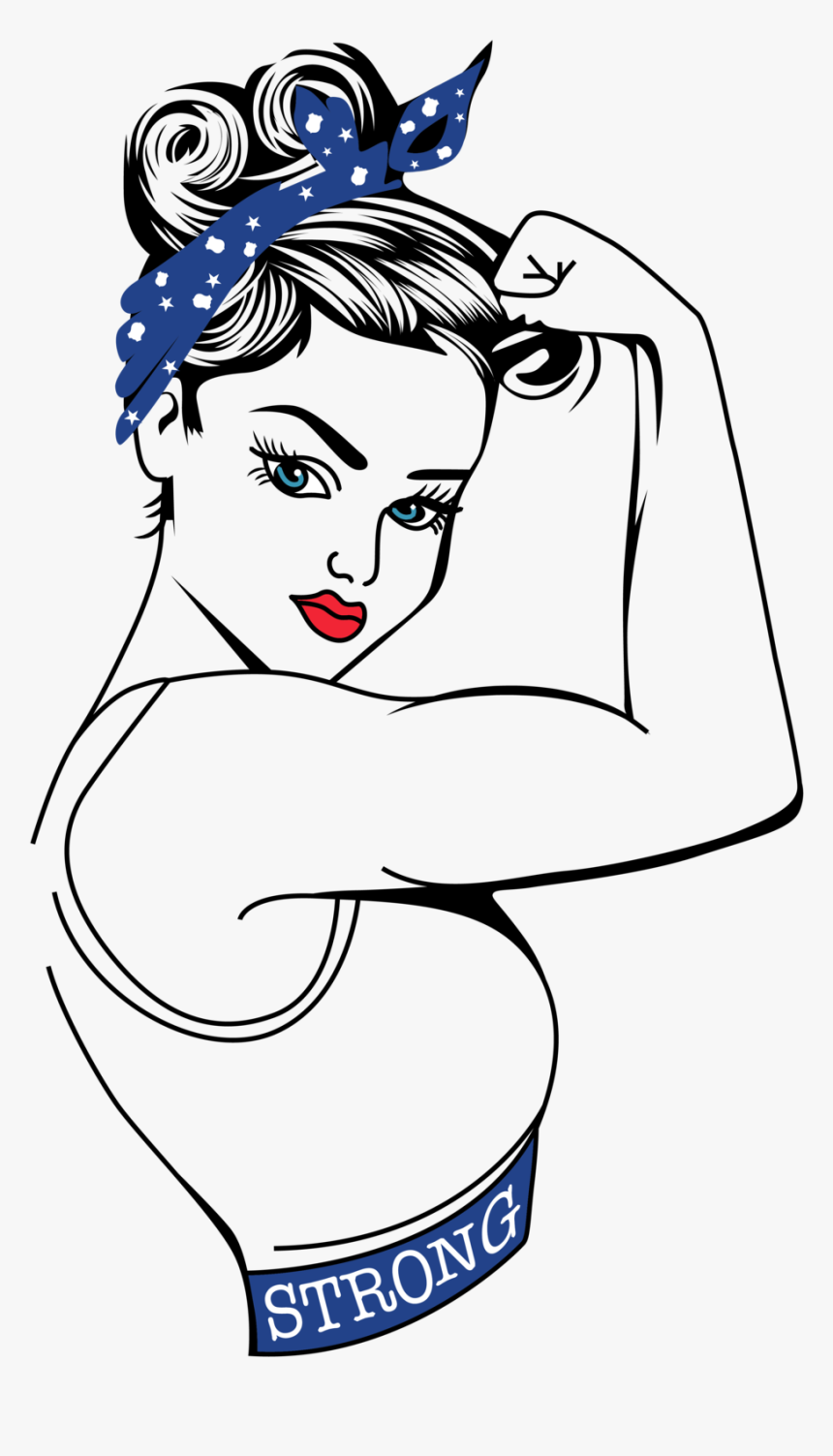 Police Wife V4 Outline Front Artboard 1 - First Responder, HD Png Download